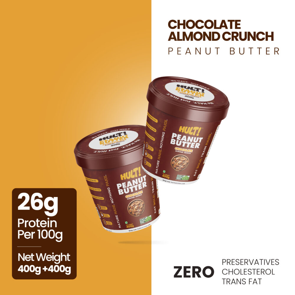 COMBO - Chocolate Almond Crunch Peanut Butter - 800g